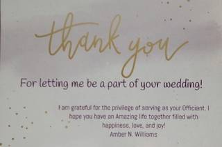 A'more At Last Wedding Officiant Services - 20