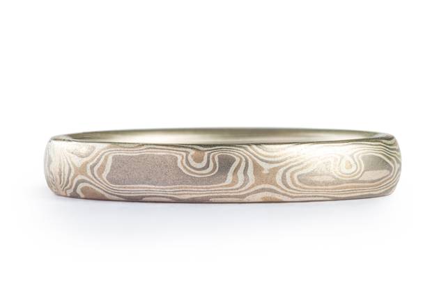 ARN Krebs Arts Mokume Belt Buckle