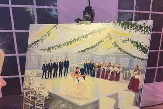 Artistic i Wedding - Live Painting - 24