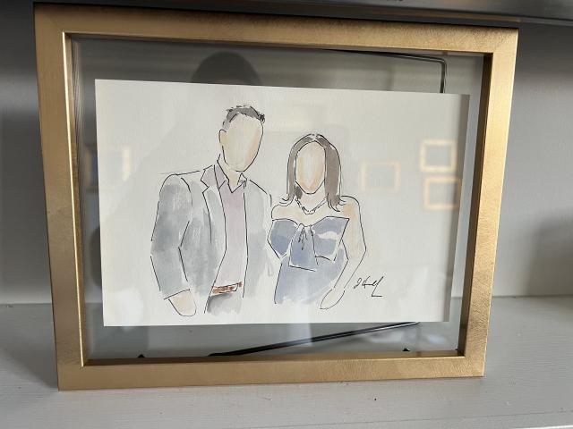 Jeffrey Hull Live Wedding Painting - 3