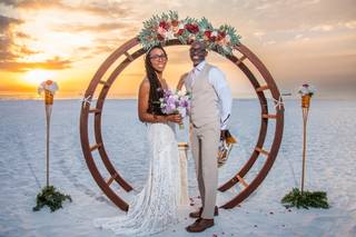 Florida Sunset Beach Wedding - 9