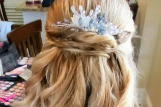 Blushing brides hair and makeup - 36