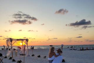 Florida Sunset Beach Wedding - 44