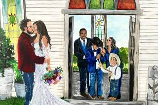 Snap Chic Wedding Painting - 6
