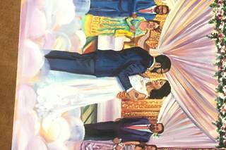 Live Wedding Painting by Mark - 11
