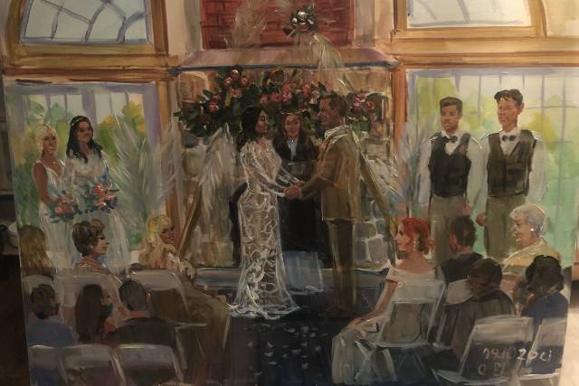 Wedding Painting by Vesna 4