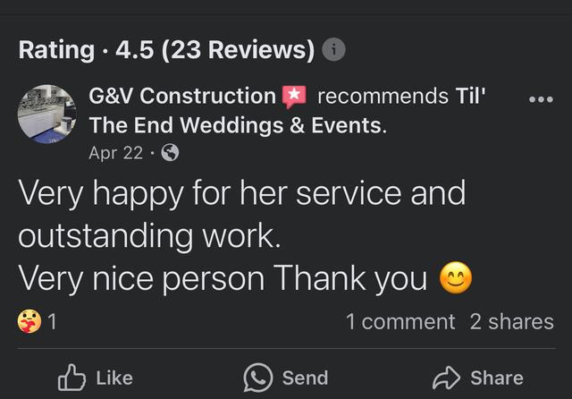 Til' The End Weddings & Events - 4