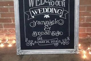 Chalkboard Sign Rentals in Charlotte NC - 3