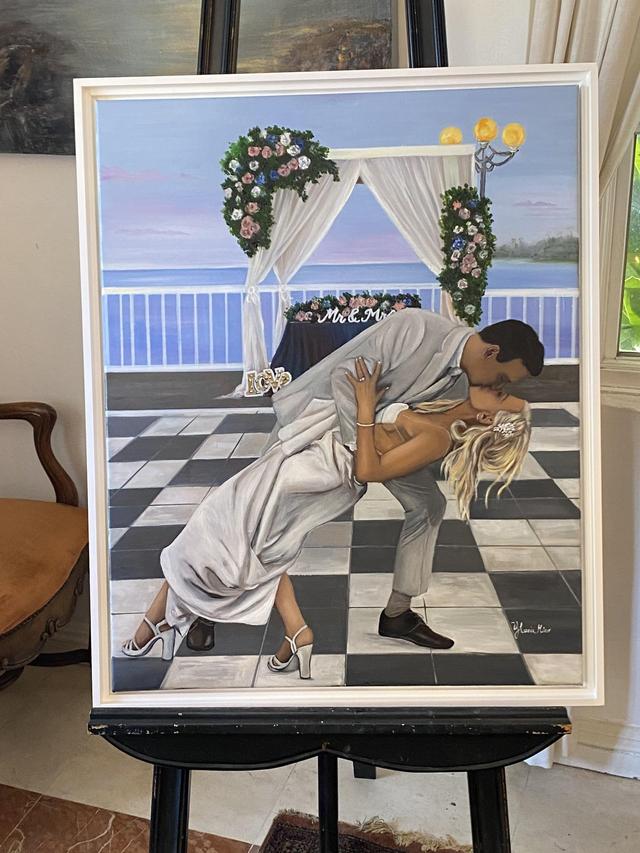 The Live Wedding Painter by Italian Artist Ylenia Mino - 2
