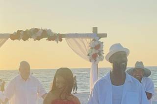 Florida Sunset Beach Wedding - 42