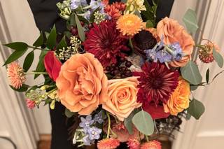 Black Begonia Floral Design - 5