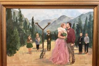 K Potter Fine Art Wedding Painter - 9