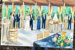 Julia McNally Fine Art & Live Event Painting - 19