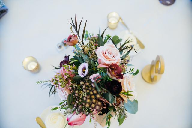 Painted Rock Floral Designs - 1