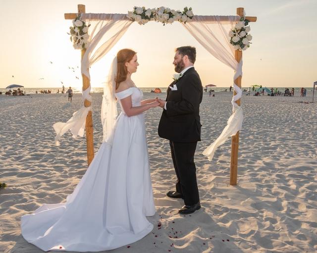 Florida Sunset Beach Wedding - 1