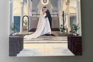 Savannah’s Live Wedding Painting - 2
