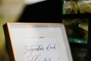 White Ink Calligraphy - 19