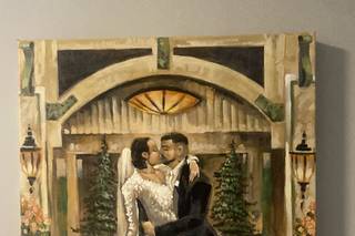 Jeffrey Hull Live Wedding Painting - 21
