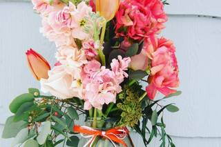 Blue House Floral - 8