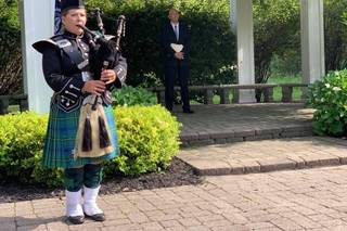 Kim Johnson Michigan Bagpiper - 1