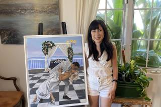The Live Wedding Painter by Italian Artist Ylenia Mino - 7