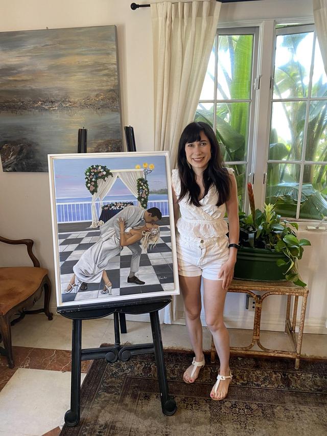 The Live Wedding Painter by Italian Artist Ylenia Mino - 3