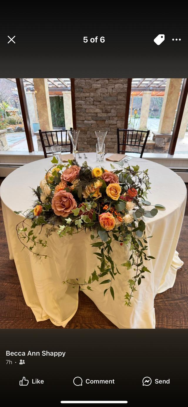 Black Begonia Floral Design - 3