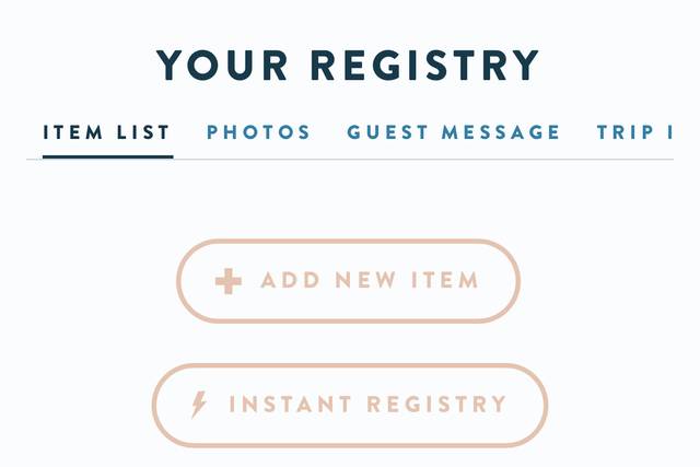 Traveler's Joy Honeymoon Registry 1