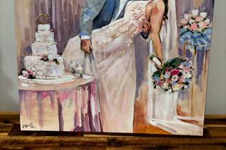 Jeffrey Hull Live Wedding Painting - 11
