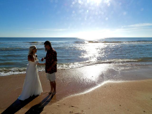 Simple Beach Wedding - 1
