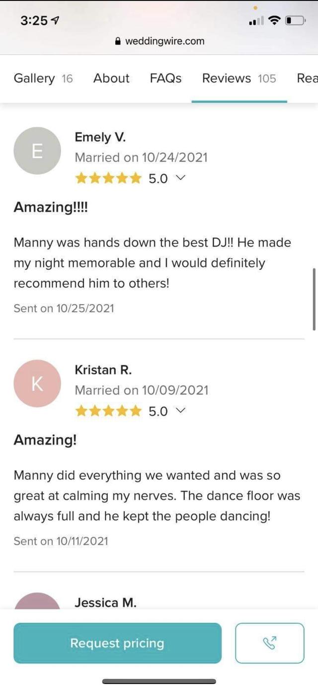 DJ Manny and Events - 2