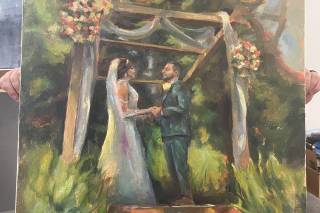 Ryan Kindseth Art - Live Wedding Painter - 8
