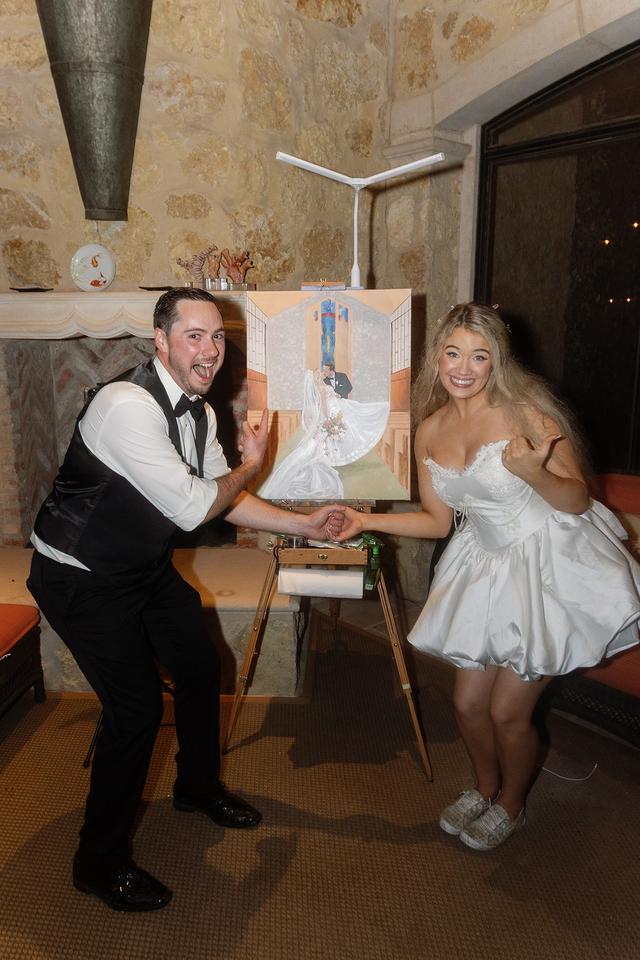 Anderson Live Wedding Painting - 1