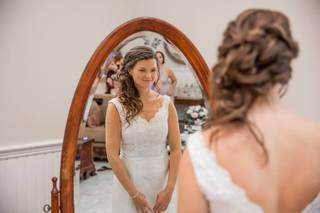 Blushing brides hair and makeup - 43