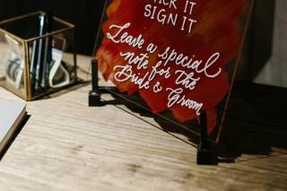 White Ink Calligraphy - 20