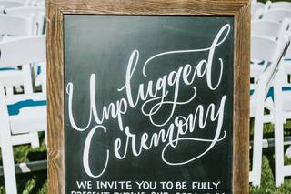 White Ink Calligraphy - 17