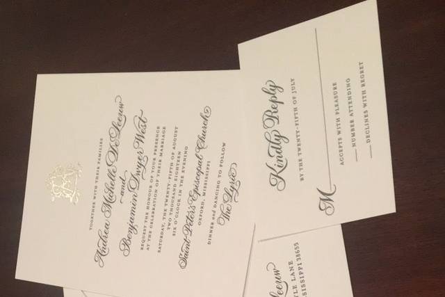 Shop Wedding Invitations — Soiree Signatures