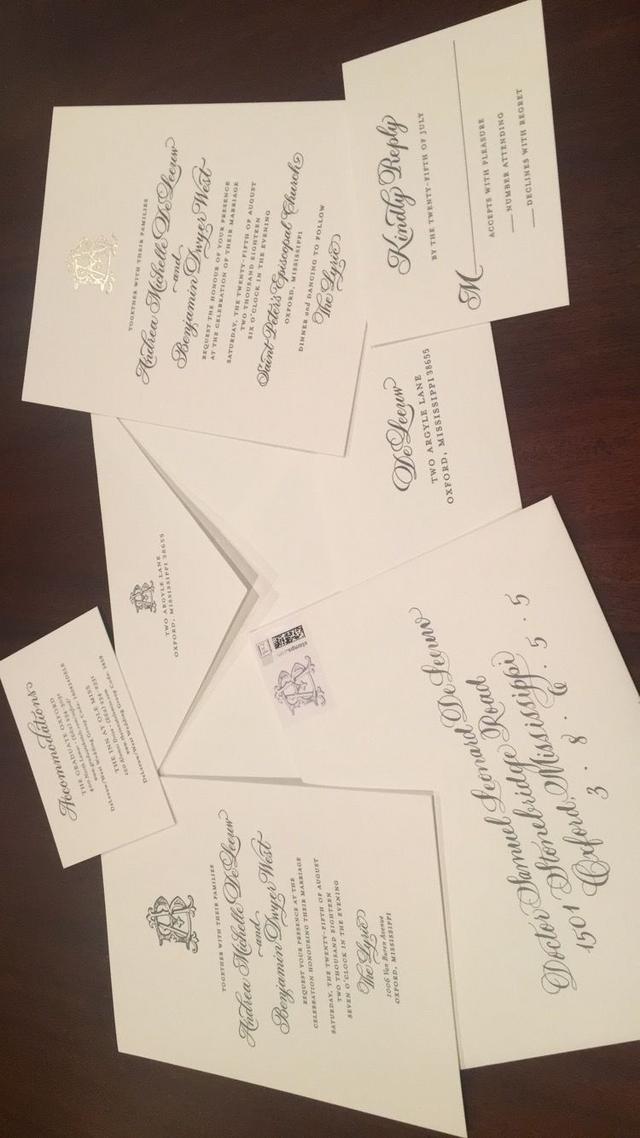 Soiree Signatures Calligraphy and Custom Designed Invitations - 3
