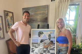 The Live Wedding Painter by Italian Artist Ylenia Mino - 8