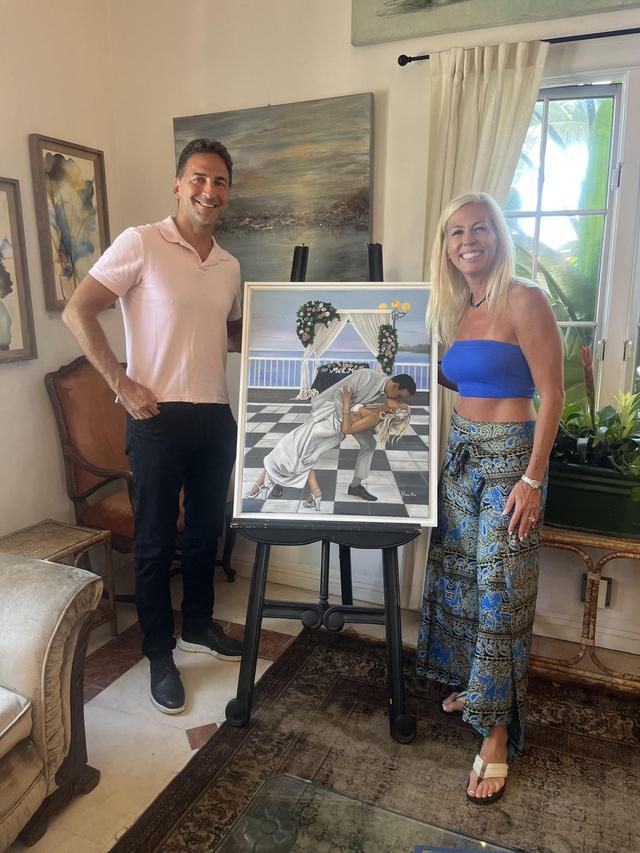 The Live Wedding Painter by Italian Artist Ylenia Mino - 4