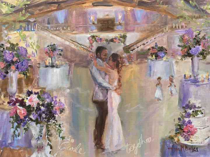 Live Event Portrait Artist Ann Bailey Favors Gifts Roswell