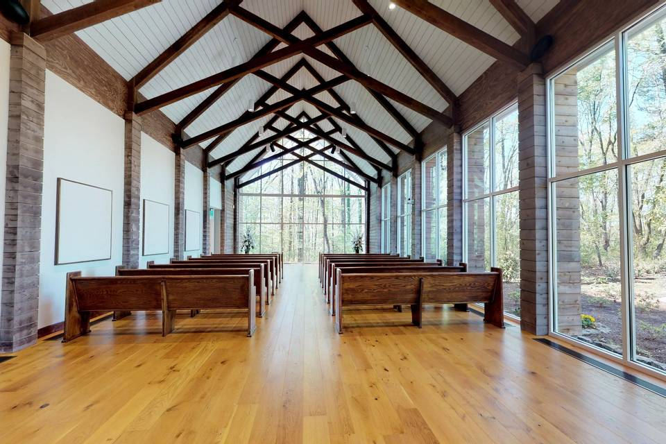 Graceland’s Chapel in the Woods 3d tour