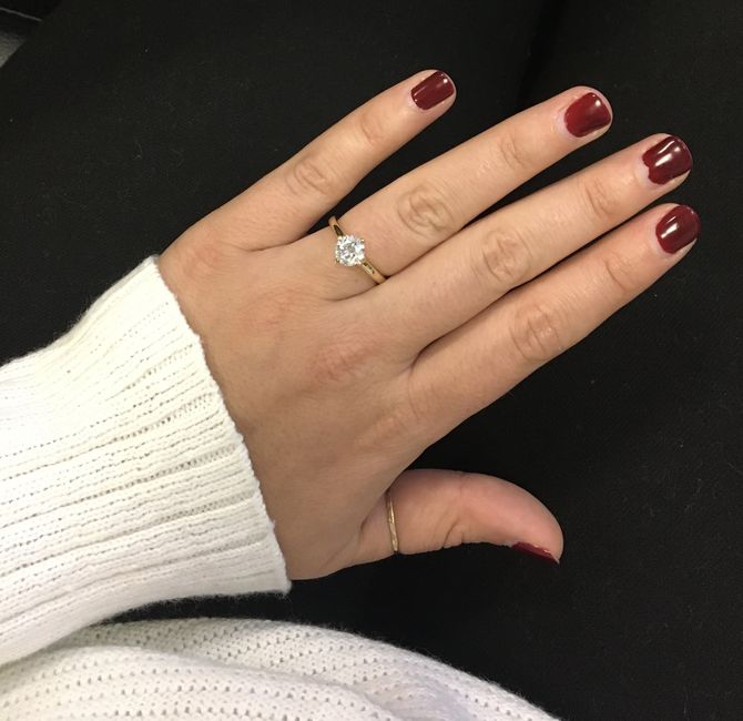 i want to see your engagement rings! 9