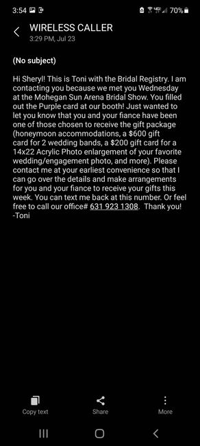 Bridal Registry, Inc. 1