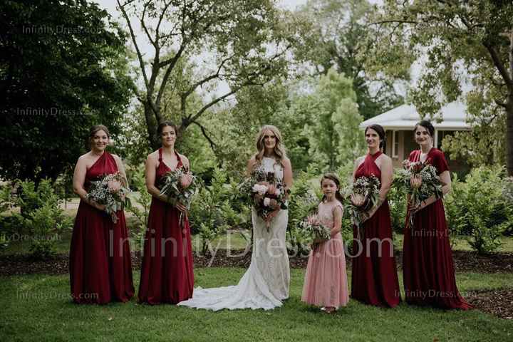 What have your experiences with the infinity convertible bridesmaid dresses been Weddings Style and Decor Wedding Forums WeddingWire