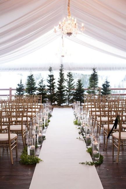 Ideas on how to hide an ugly pole at our ceremony location?? 7