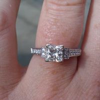 did you pick out your own engagement ring? (post pics)