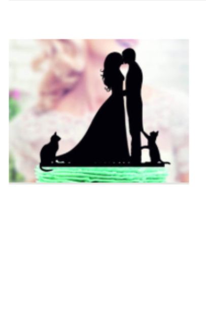 Just got our cake topper... - 1