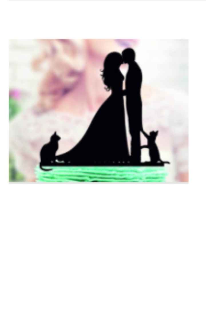 Just got our cake topper... - 1