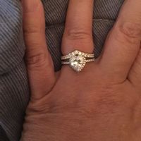 Tried on my wedding band, does it look ok? - 1